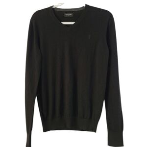 Bruun & Stengade Men’s Wool Blend V-Neck Long Sleeve Sweater Size M